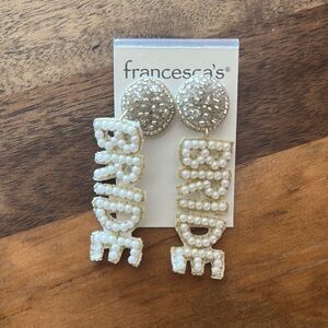 Francesca's Bride Earrings